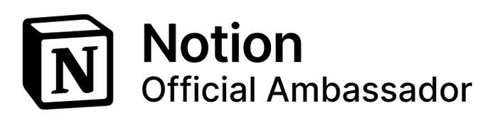 Notion Official Ambassador badge